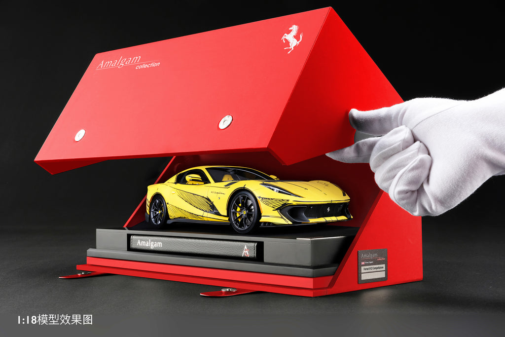 Amalgam Collection 推出 1:18 比例限量版法拉利 812 Competizione Tailor Made 模型