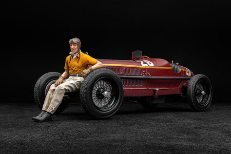 阿尔法·罗密欧8C 2300“蒙扎”—1932年摩纳哥大奖赛冠军—Tazio Nuvolari 塔齐奥·努瓦拉里人偶版