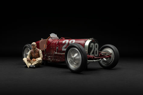 布加迪Type59 - 1934年摩纳哥大奖赛 -Tazio Nuvolari手办版本