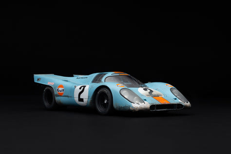 保时捷917K-1970年代托纳24小时耐力赛冠军-旧化模型