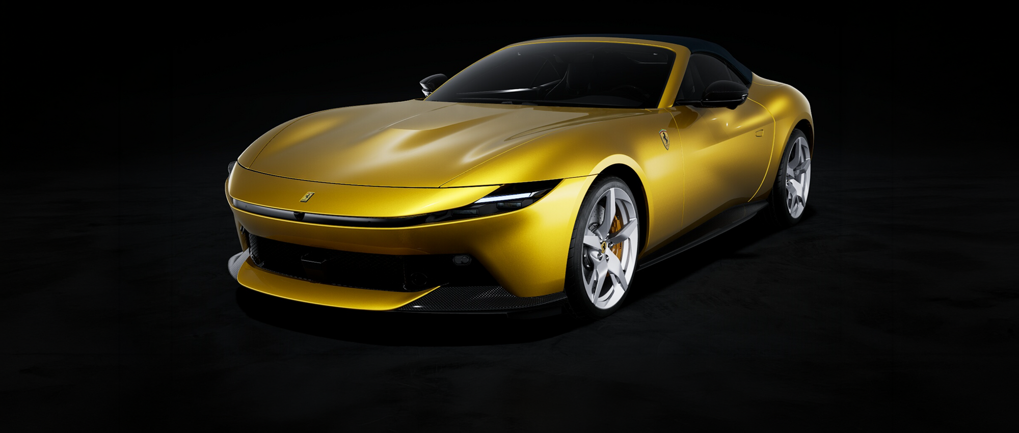 法拉利 Amalfi Spider (2026) - Giallo Montecarlo