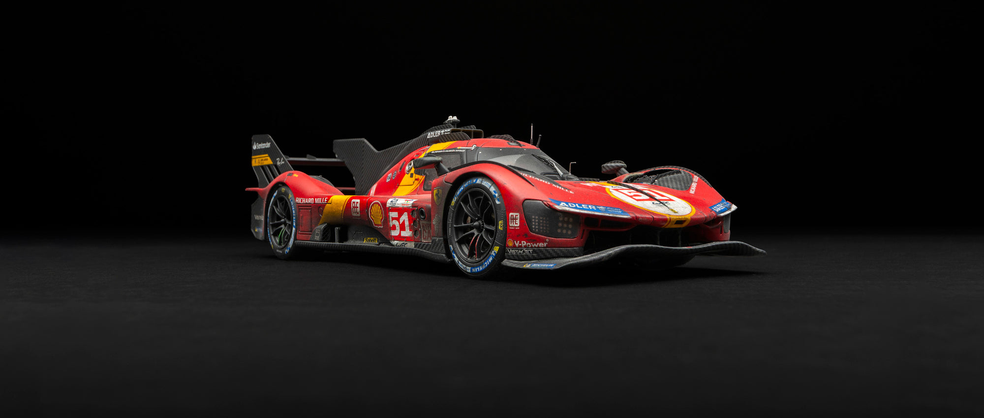 法拉利 499P - 2023 年勒芒冠军 - 旧化