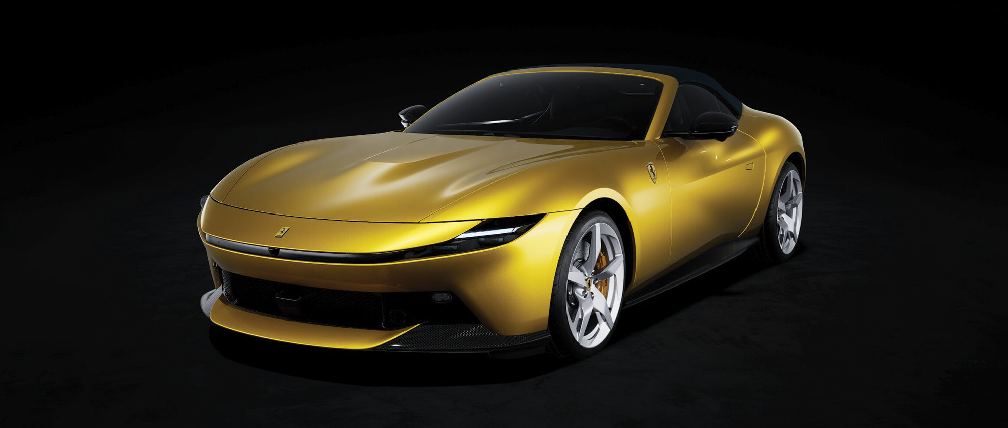 法拉利 Amalfi Spider (2026) - Giallo Montecarlo