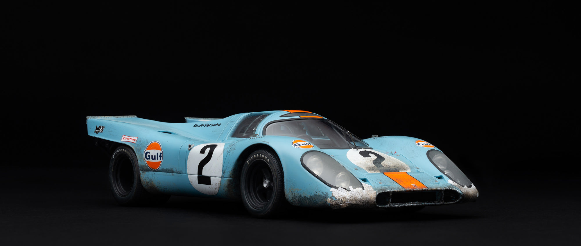 保时捷917K-1970年代托纳24小时耐力赛冠军-旧化模型